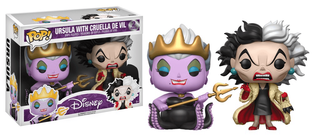 image de DIS Villains - 2 Pack - Cruella & Ursula - Ursula (w/crown)