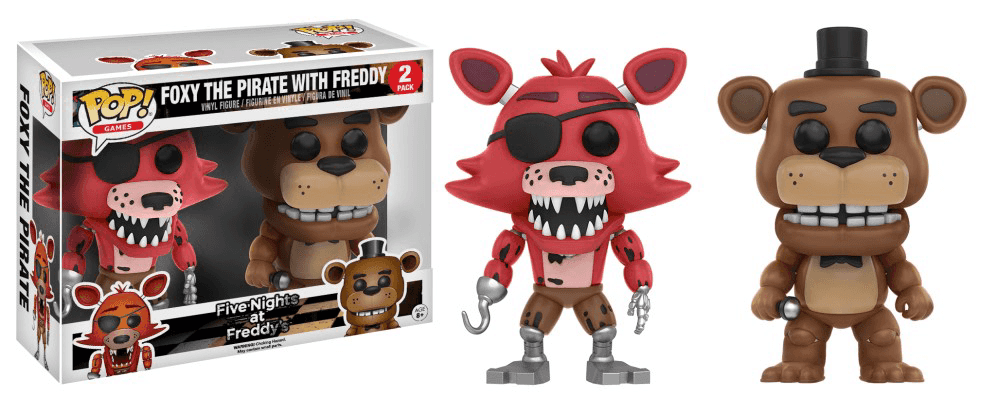 image de 2 Pack - Foxy the Pirate with Freddy