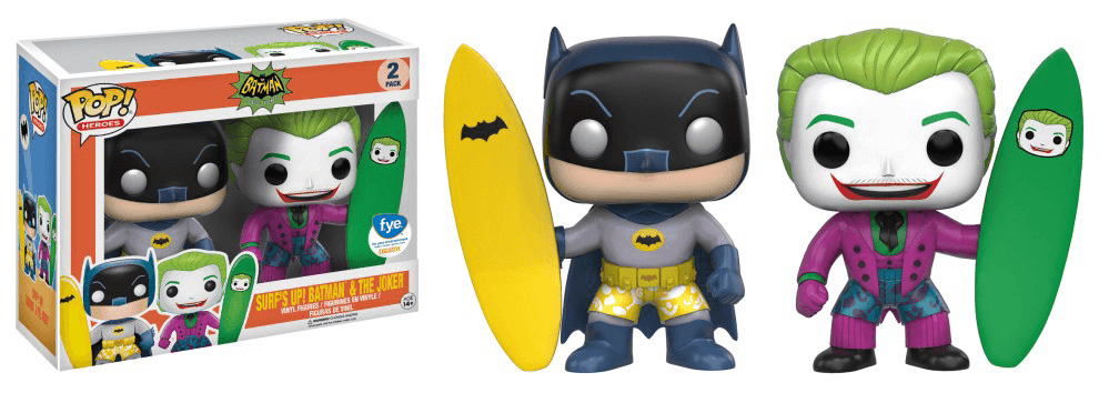 image de 2 Pack - Surf's Up! Batman & The Joker