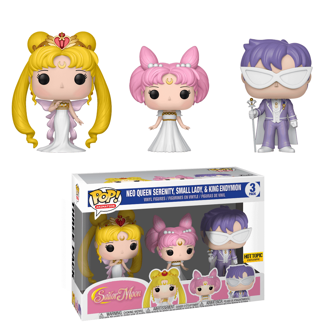 image de Sailor Moon W2 - 3 Pack -QueenSerenity&fam