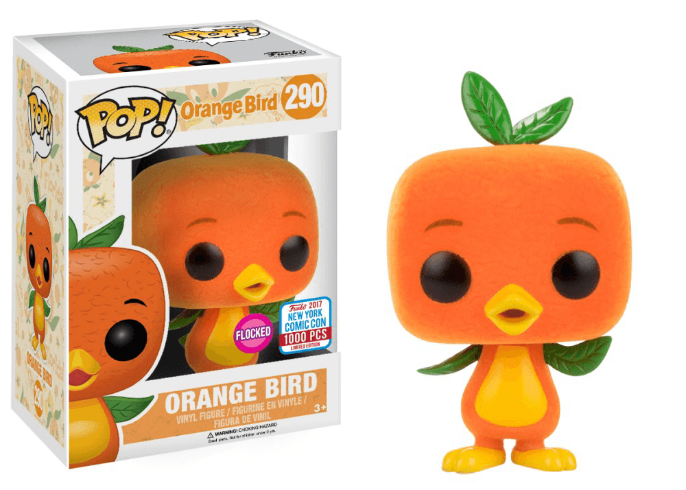 image de Orange Bird - (Flocked)