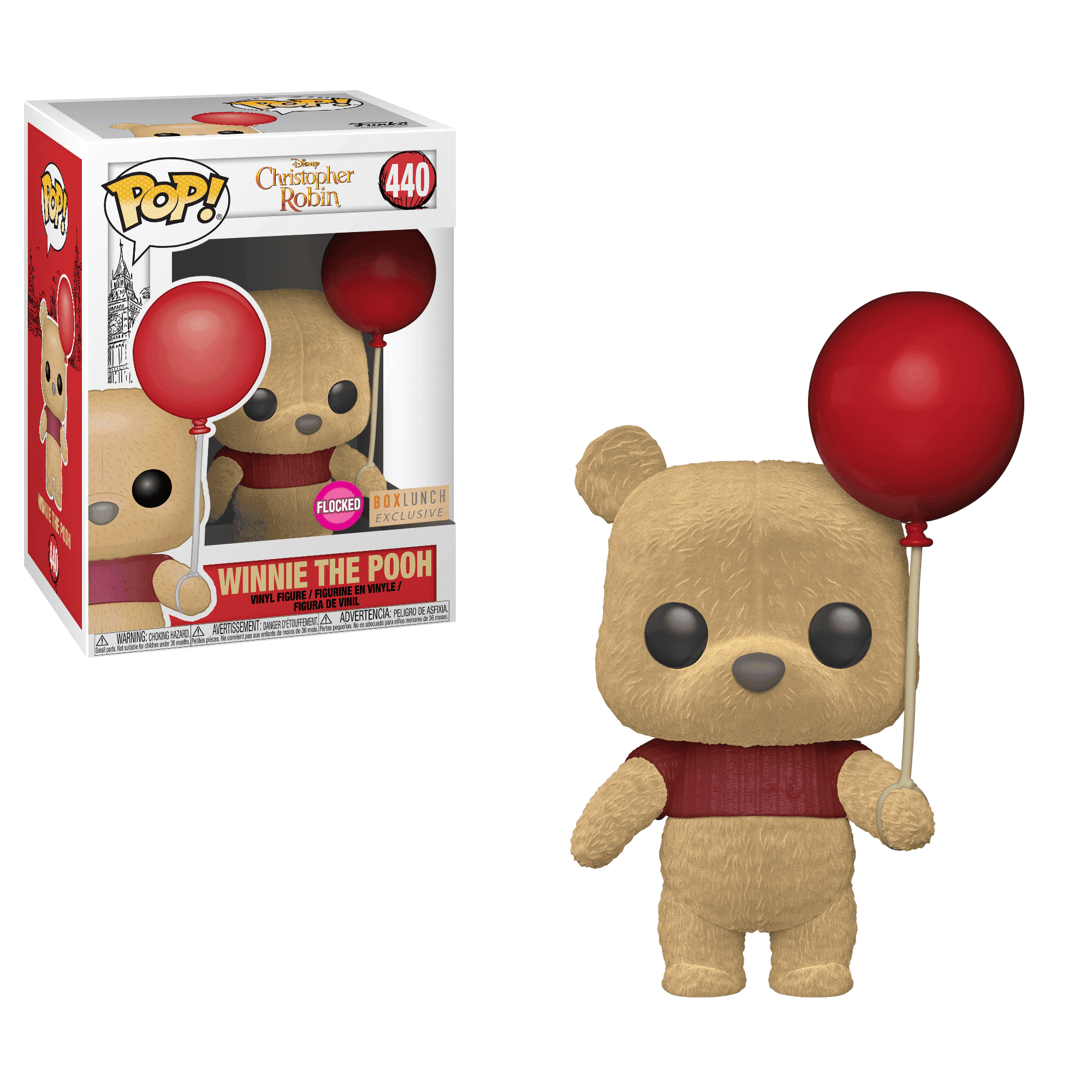 image de Winnie the Pooh (w/ Red Balloon)