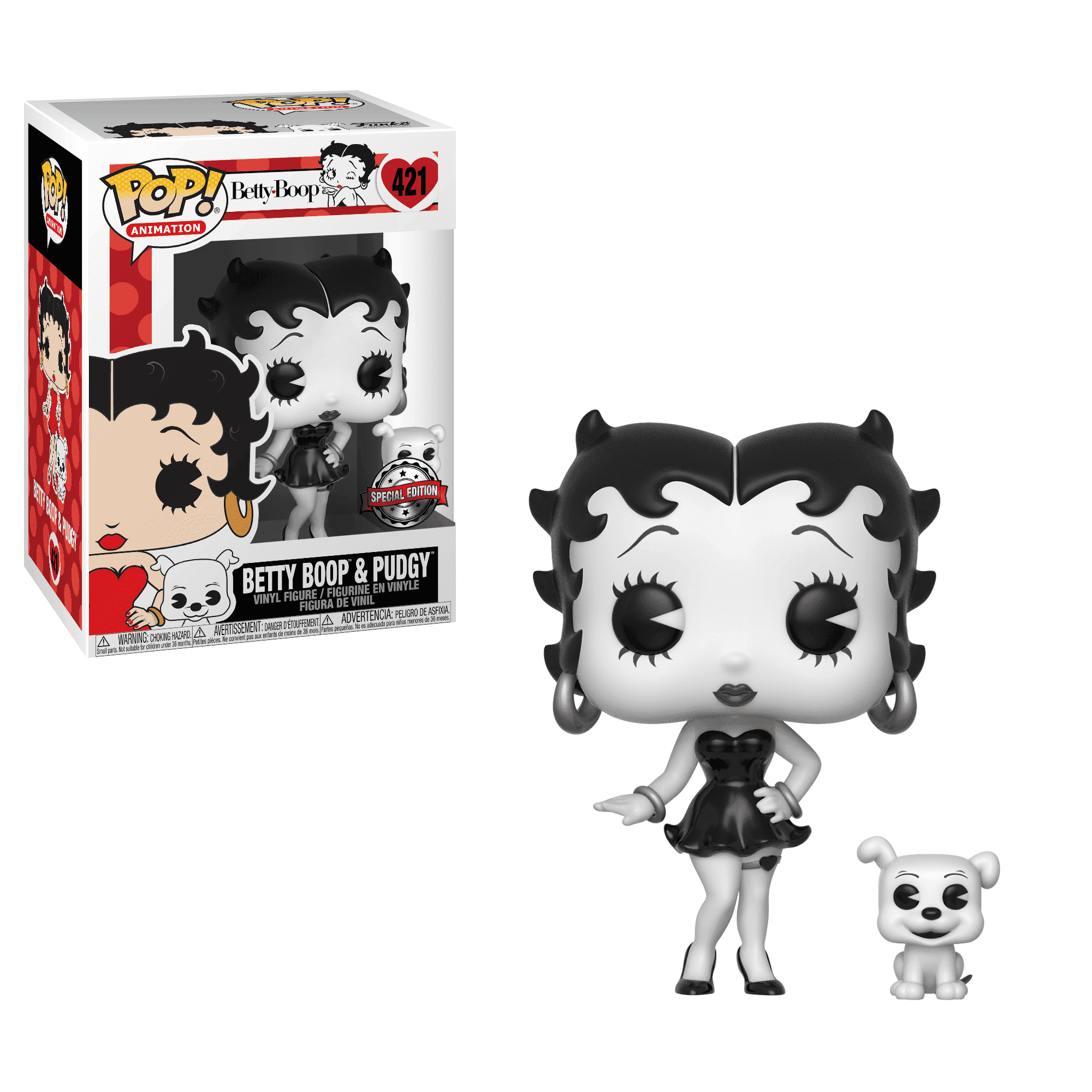 image de Betty Boop (w/ Pudgy) (Black and White)