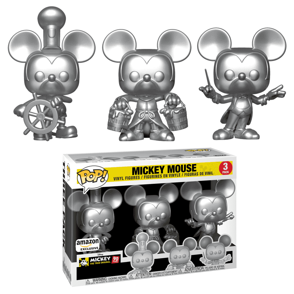 image de Mickey Mouse 90th Silver 3-Pack