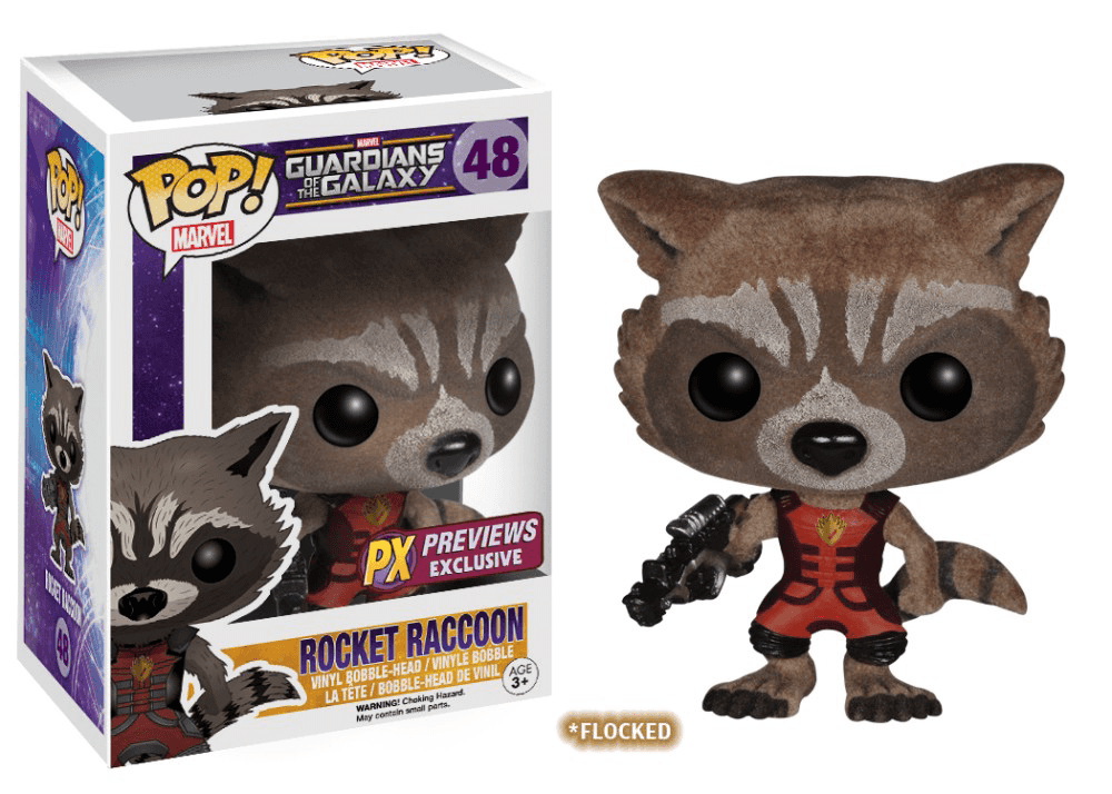 image de Rocket Raccoon (Ravager Suit) (Flocked)