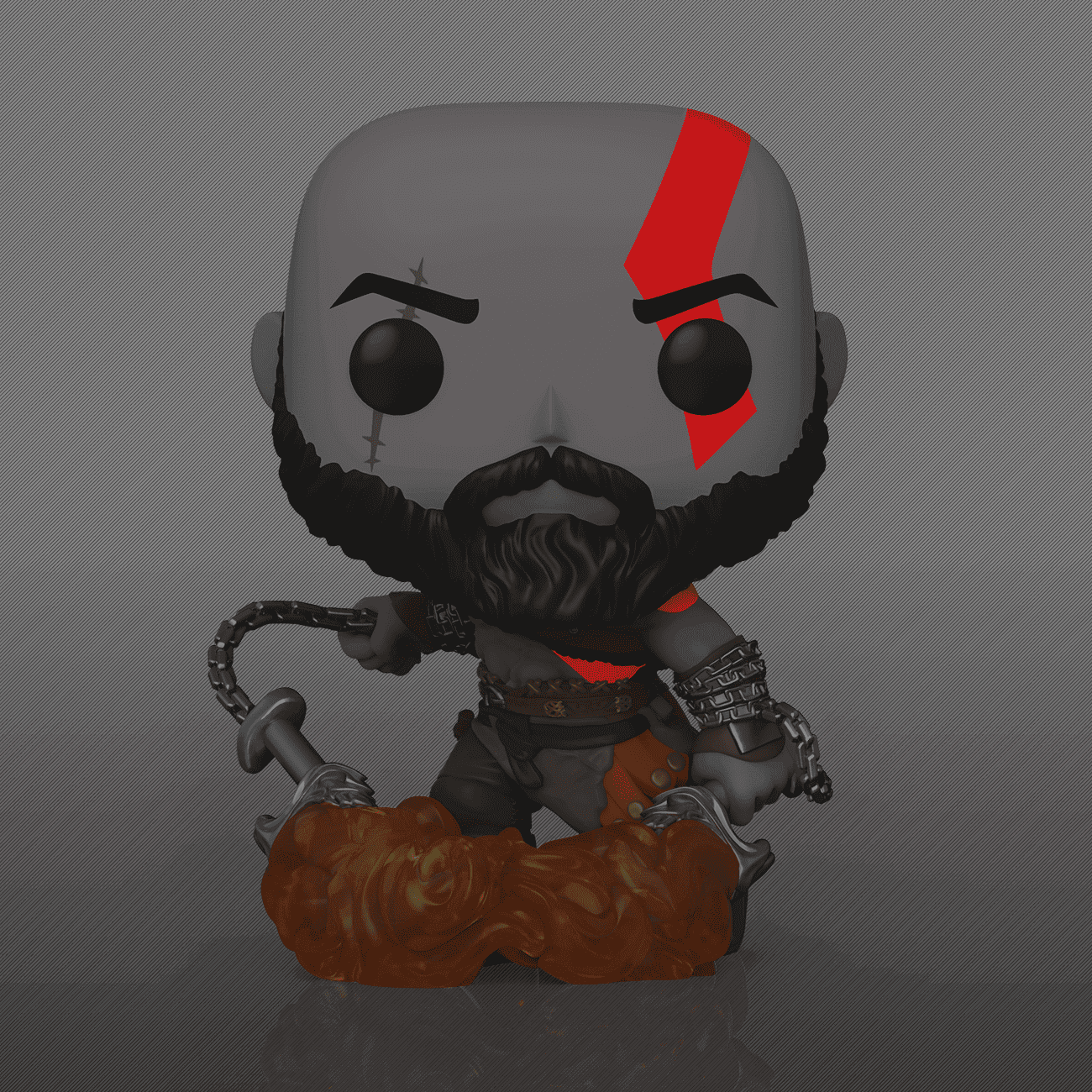 image de Kratos with the Blades of Chaos (Glows in the Dark)
