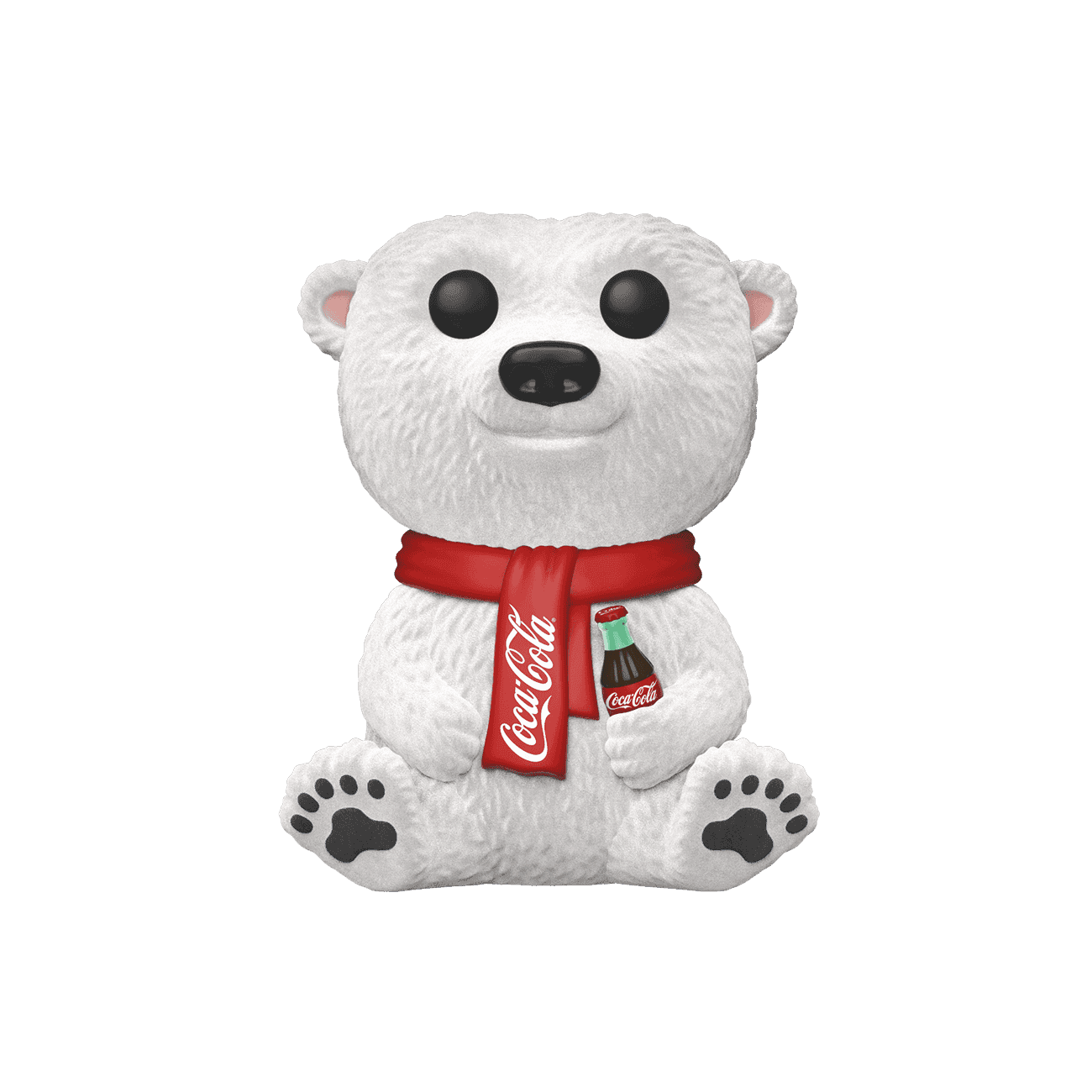 image de Coca- Cola Polar Bear (Flocked)