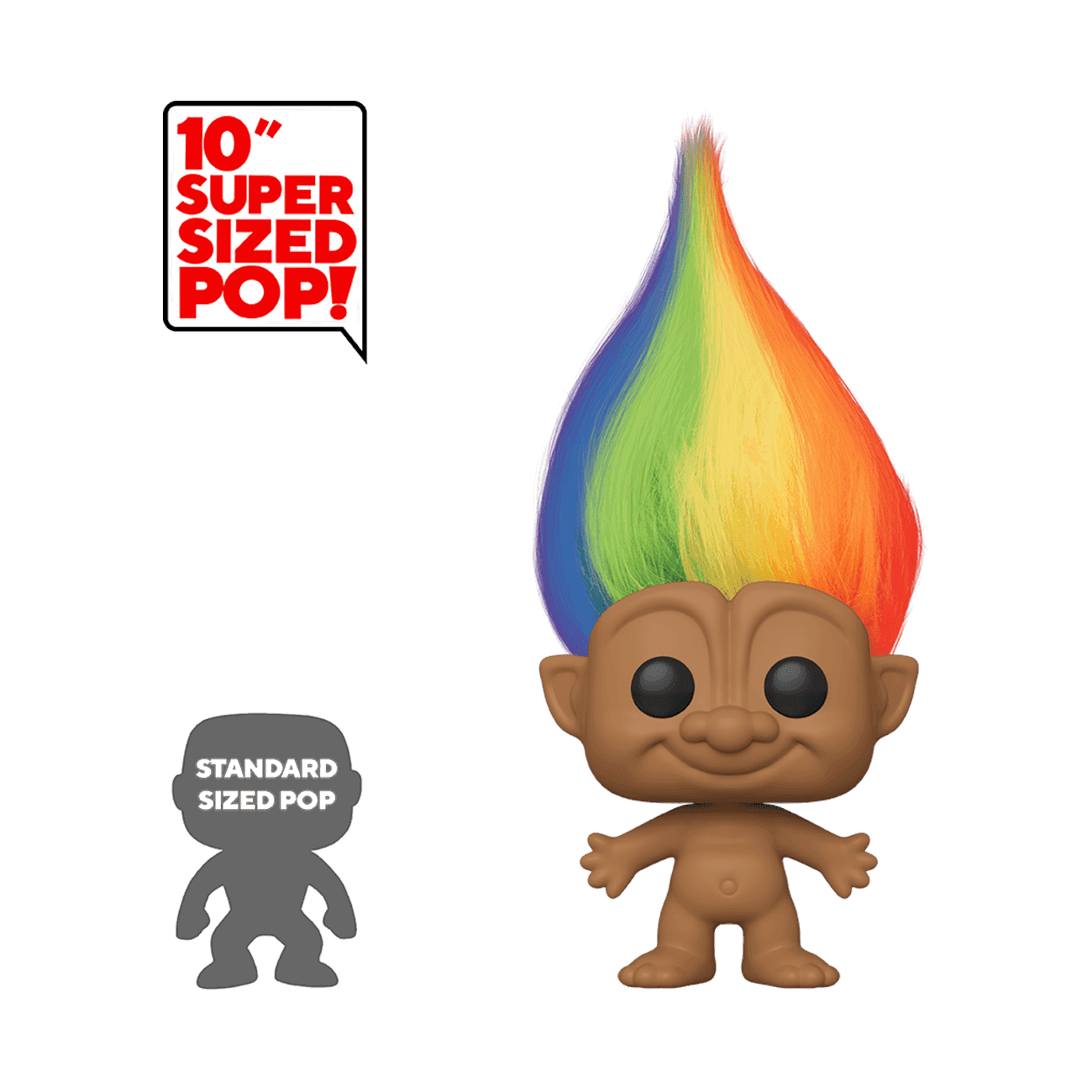 image de Rainbow Troll (10 inch)