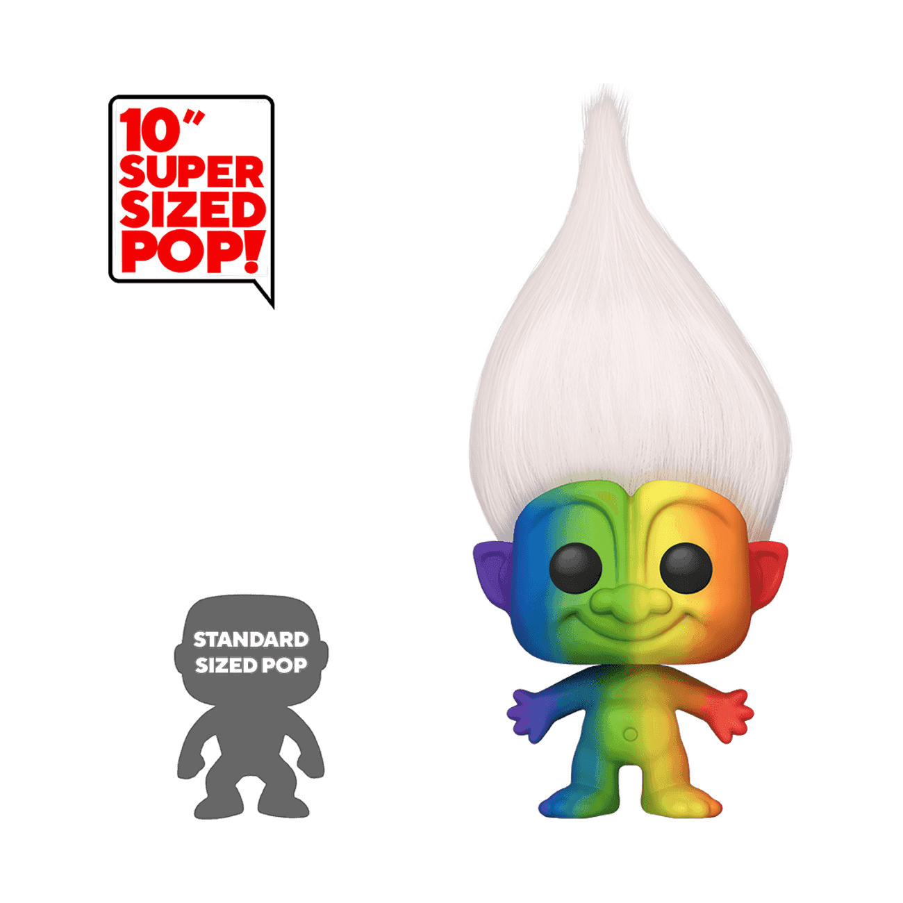 image de Rainbow Troll (Chase) (10 inch)