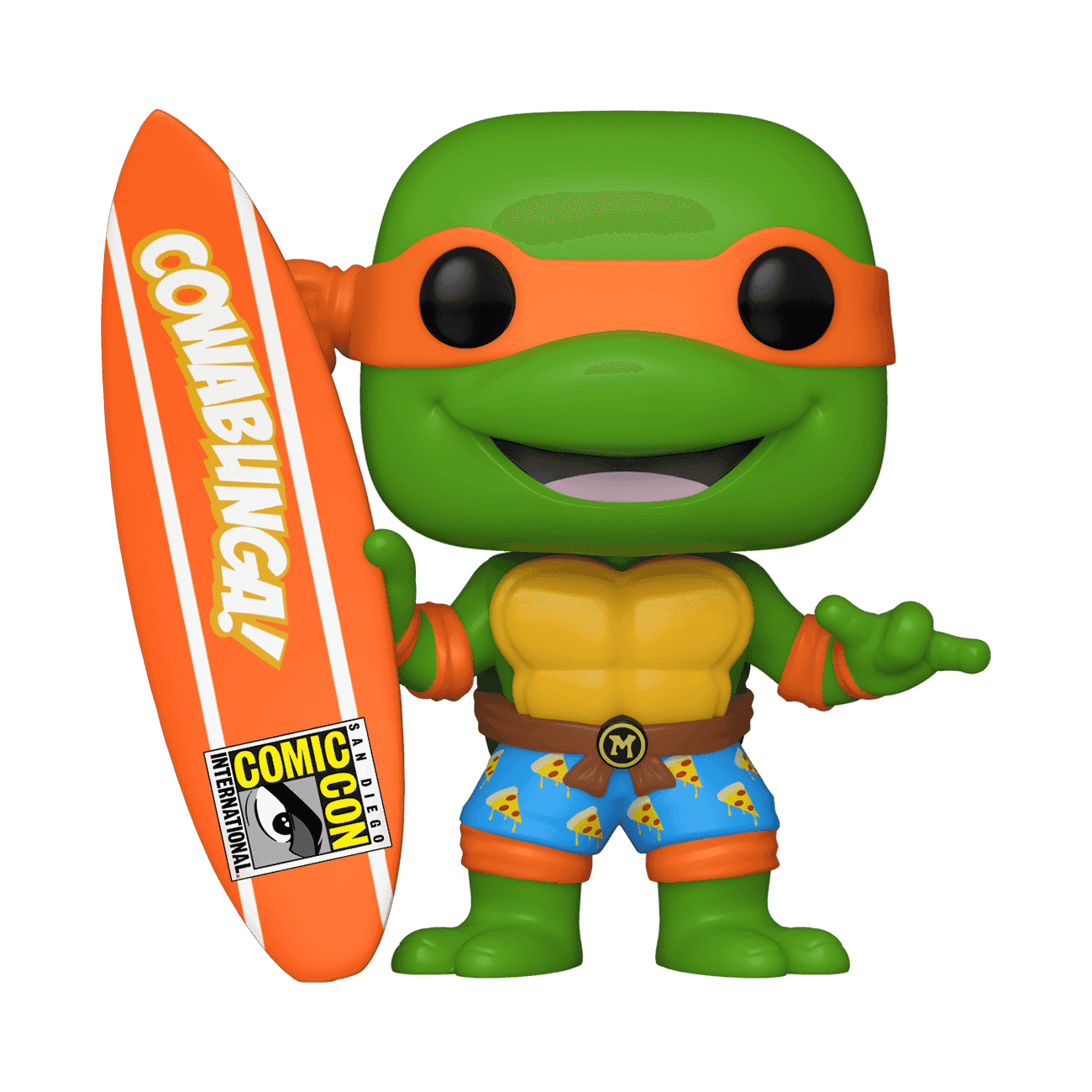 image de Michelangelo with Surfboard