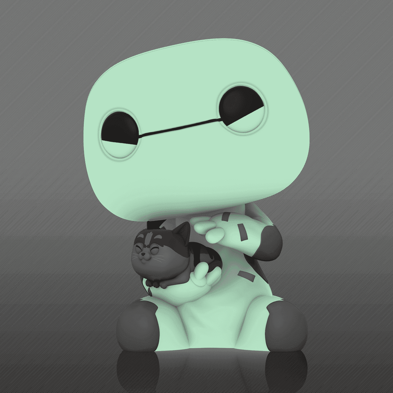 image de Baymax with Mochi (Chase) (Glows in the Dark)