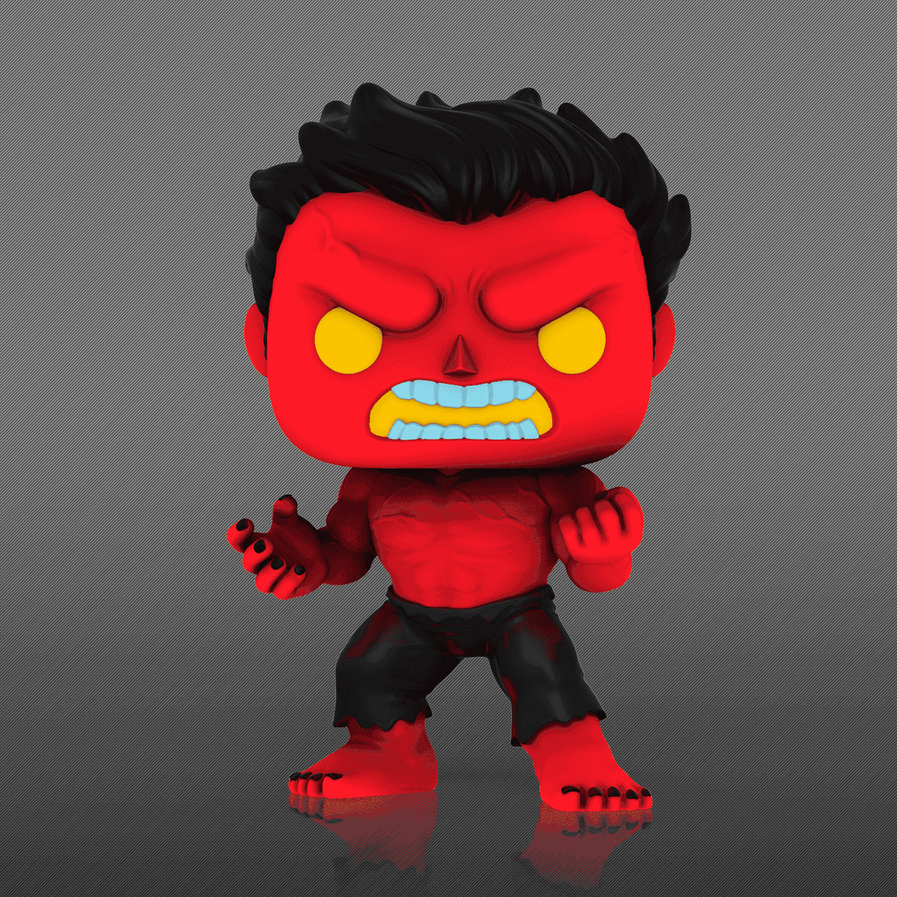 image de Red Hulk (Chase) (Glows in the Dark) (Red)
