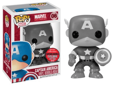 image de Captain America (Black/White)