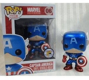 image de Captain America - Metallic