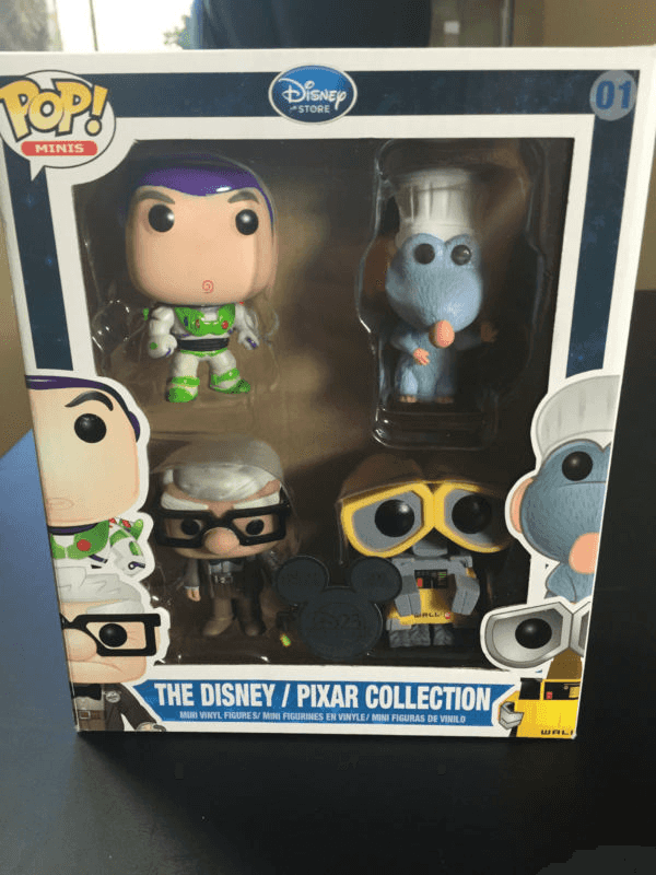 image de The Disney/Pixar Collection (Buzz Lightyear, Remy, Wall-E, Carl)