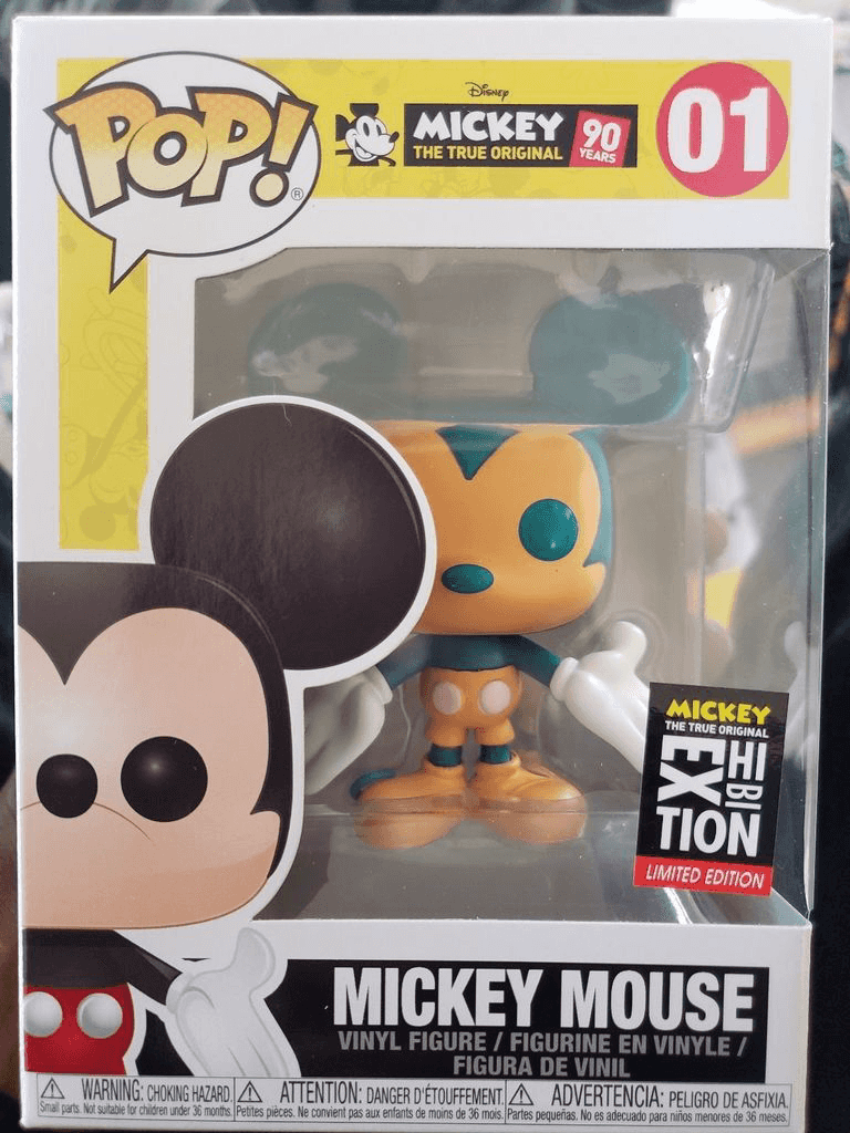 image de Mickey Mouse (Orange and Teal) NYC Exhibition