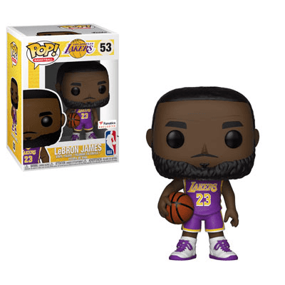 image de LeBron James (Lakers) (Purple Jersey)