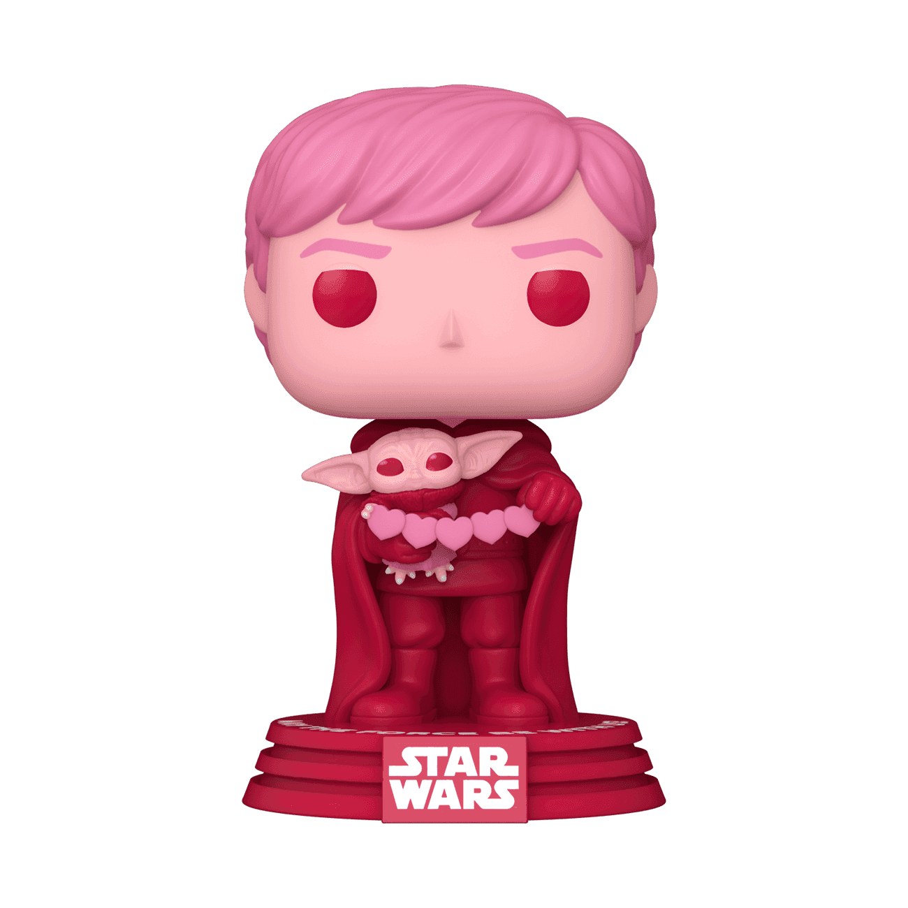 image de Luke Skywalker with Grogu (Pink)