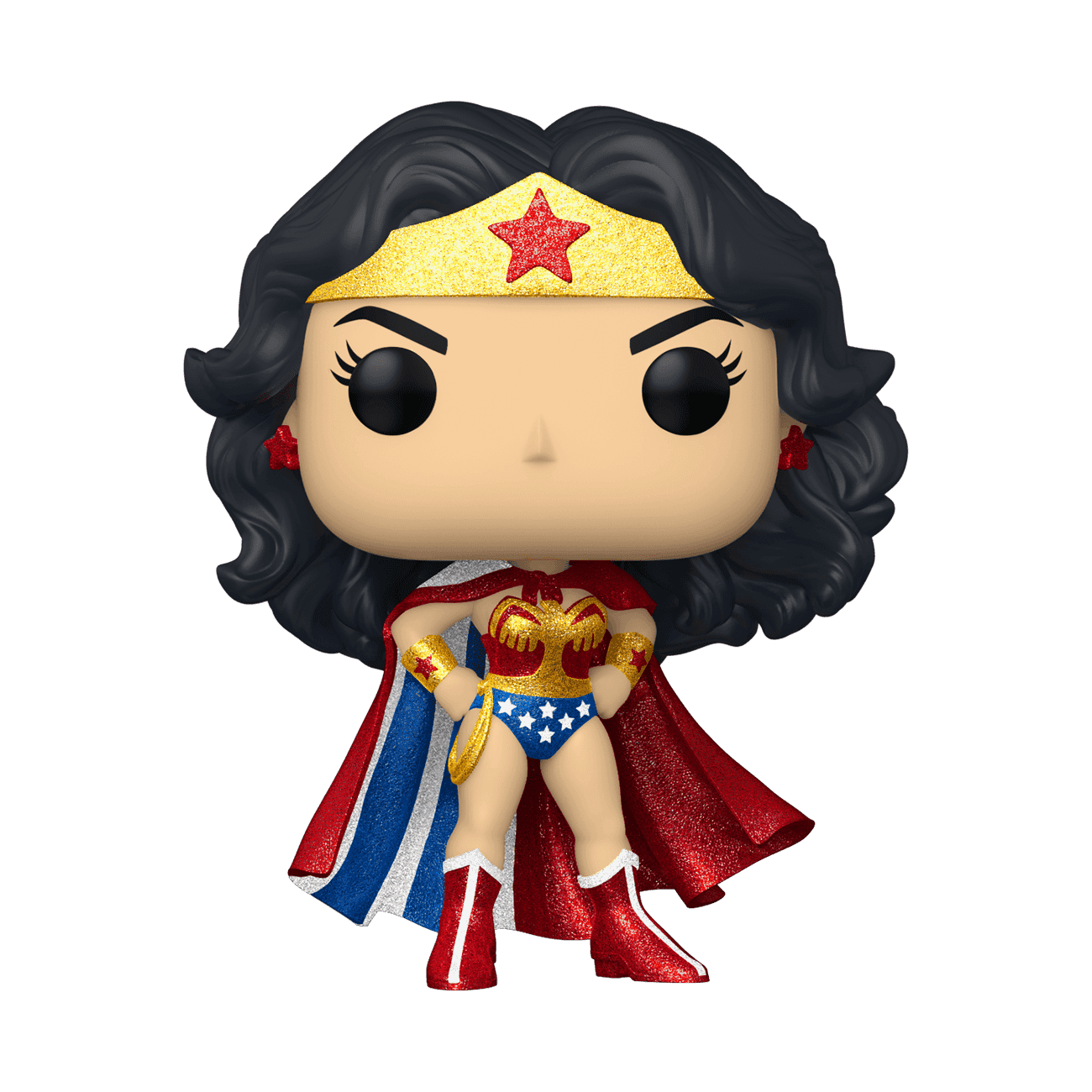 image de Wonder Woman Classic with Cape (Diamond Glitter)
