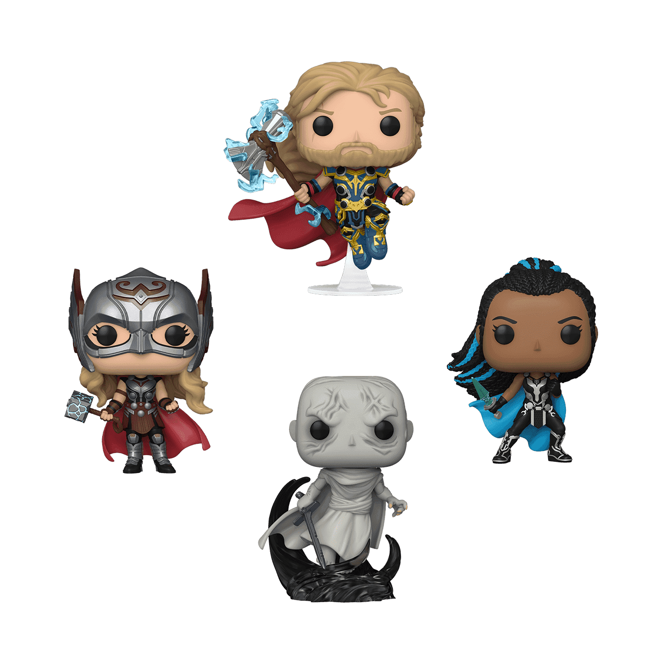 image de Thor / Mighty Thor / Valkyrie / Gorr - 4 Pack
